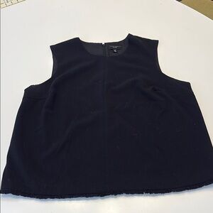 Boxy Black Tank Top